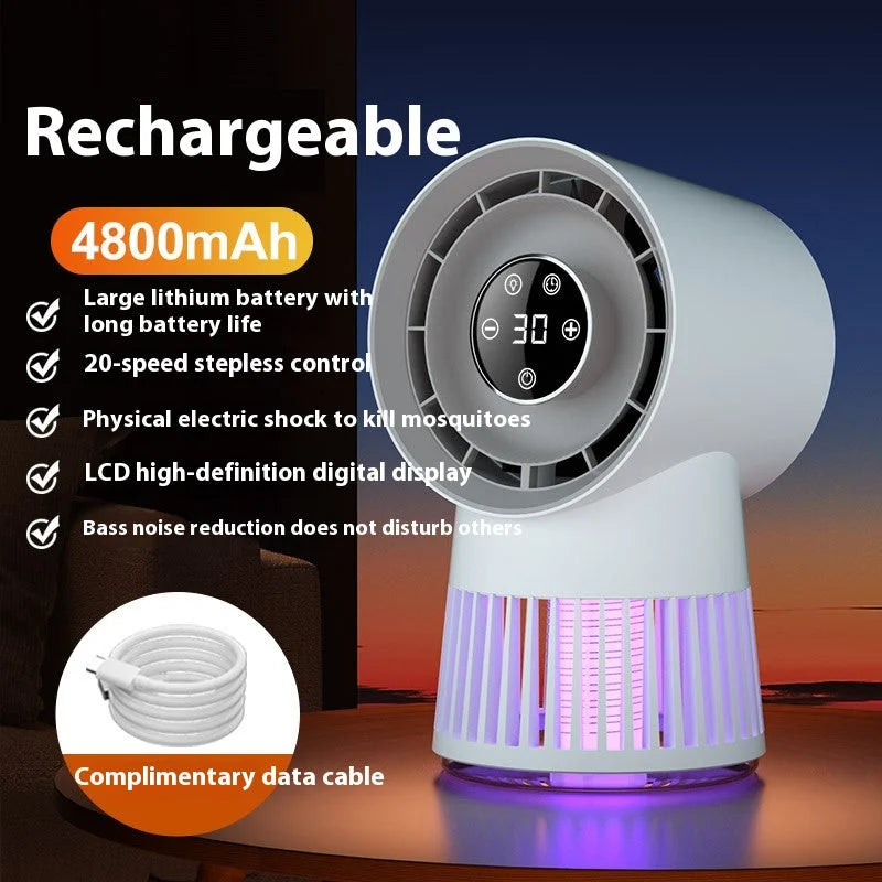 Portable Rechargeable Mosquito Killer Lamp with Adjustable
