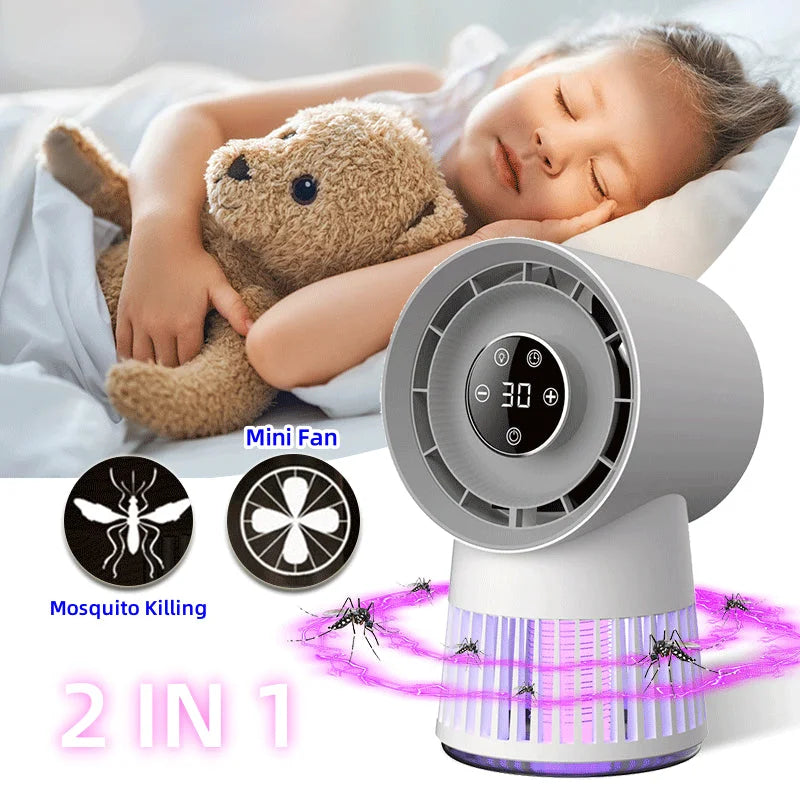 Portable Rechargeable Mosquito Killer Lamp with Adjustable