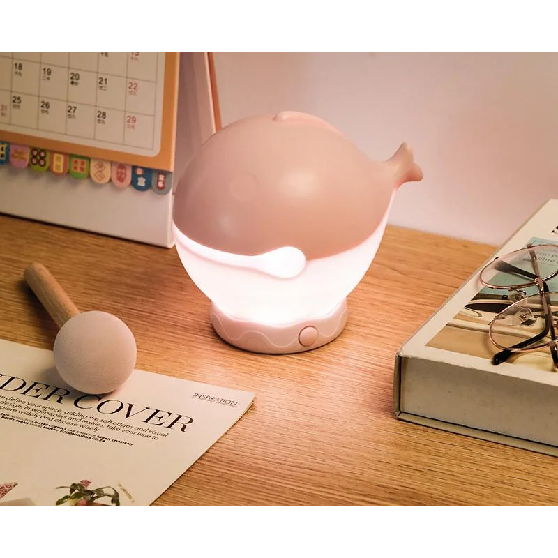 Portable rechargeable tapping control night light- 3-Level