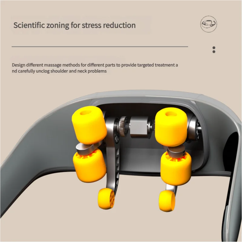 Portable Shiatsu Neck and Shoulder Massager with Heat