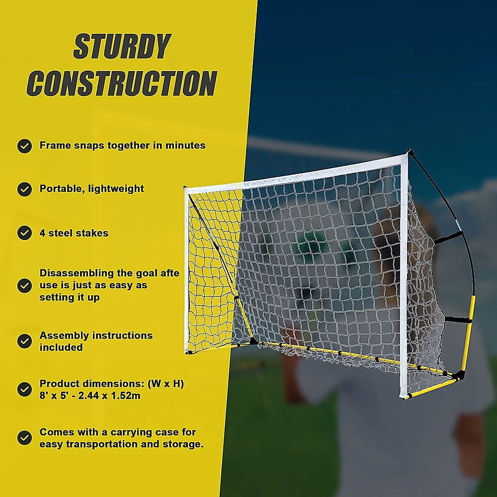 Portable Soccer Goal 8’ x 5’ - Games