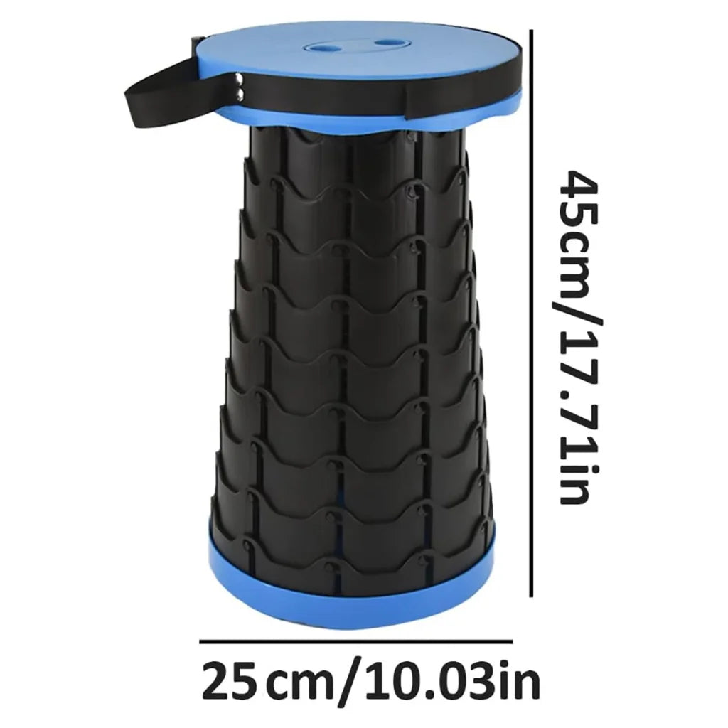 Portable Telescopic Folding Stool Travel Outdoor Seat