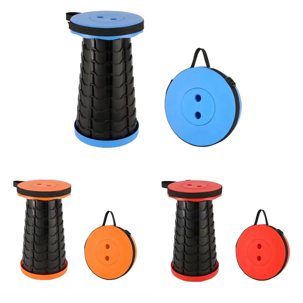 Portable Telescopic Folding Stool Travel Outdoor Seat