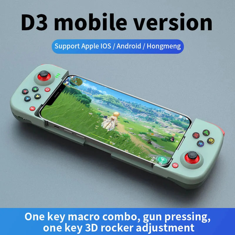 Portable Telescopic Mobile Game Controller - Bluetooth 5.0
