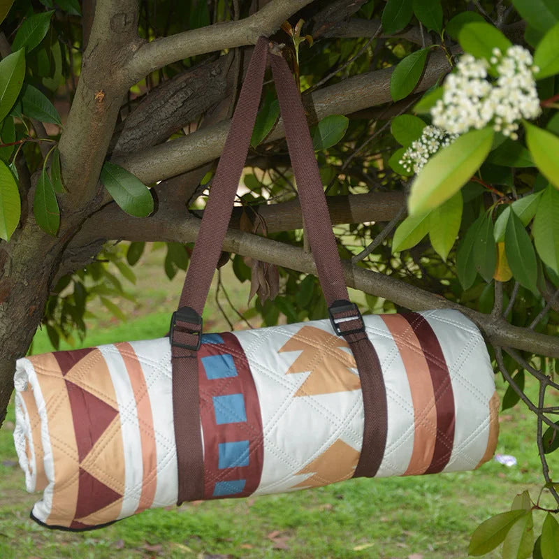 Portable Traditional Pattern Picnic Mat - Lightweight