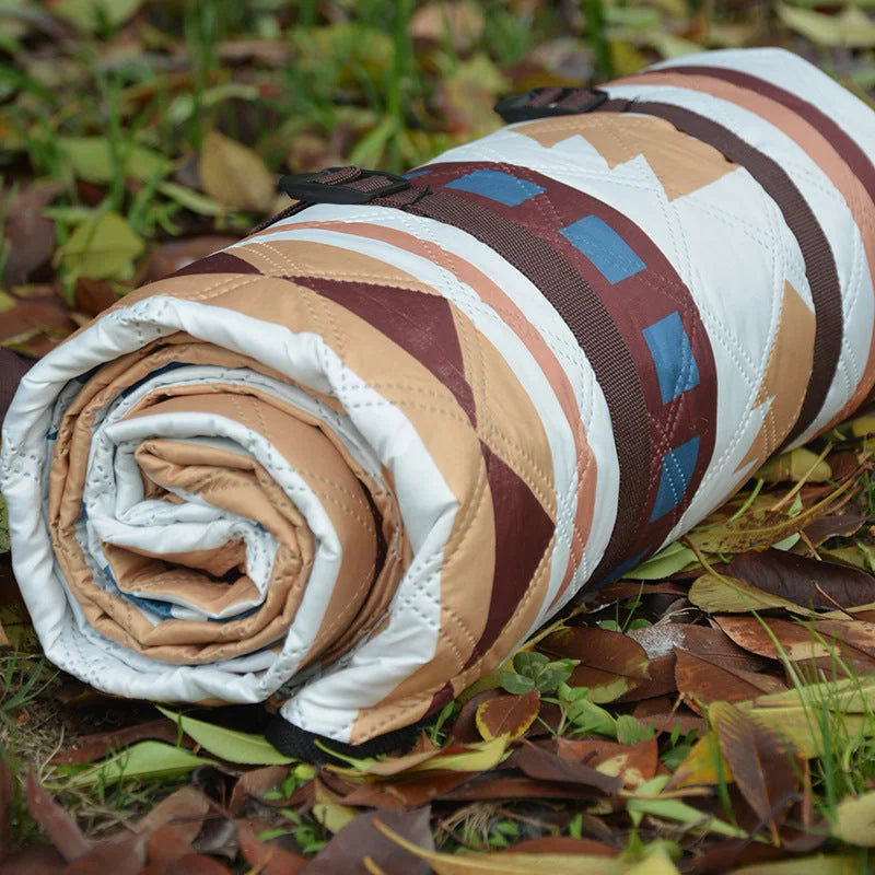 Portable Traditional Pattern Picnic Mat - Lightweight
