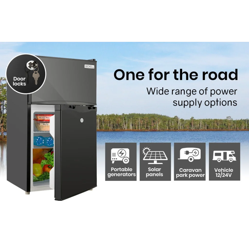 Portable Upright Fridge Refrigerator 95L 12V/24V/240V