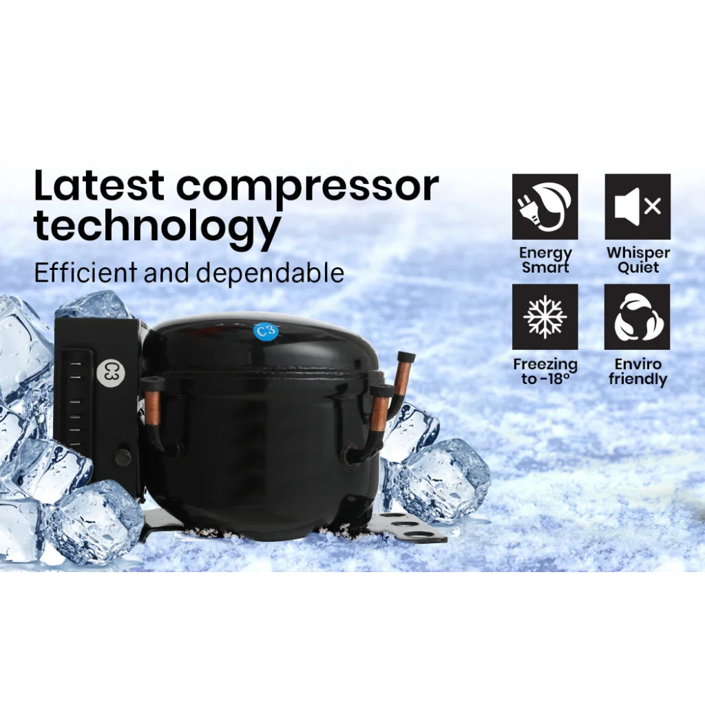 Portable Upright Fridge Refrigerator 95L 12V/24V/240V
