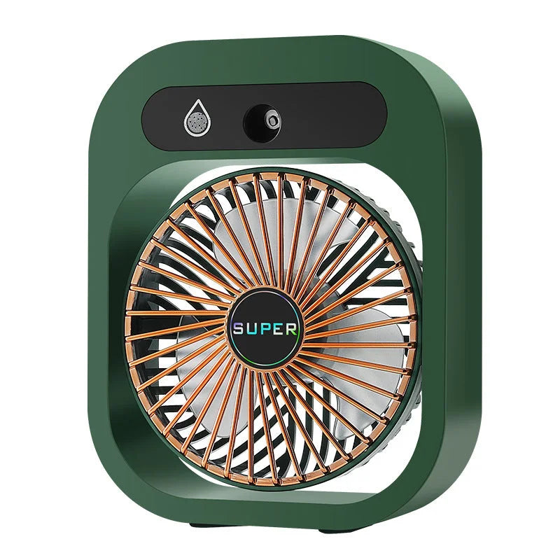 Portable USB Rechargeable Misting Fan Compact