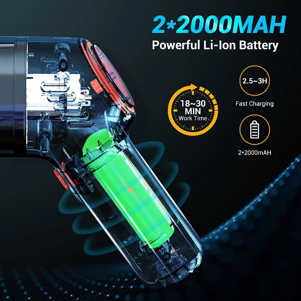 Vacuum cleaner car with front controls and casing details