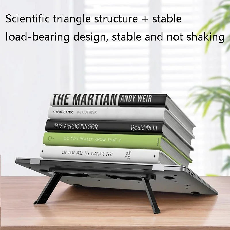 Portable Vertical Laptop Cooling Stand - Desktop Mount