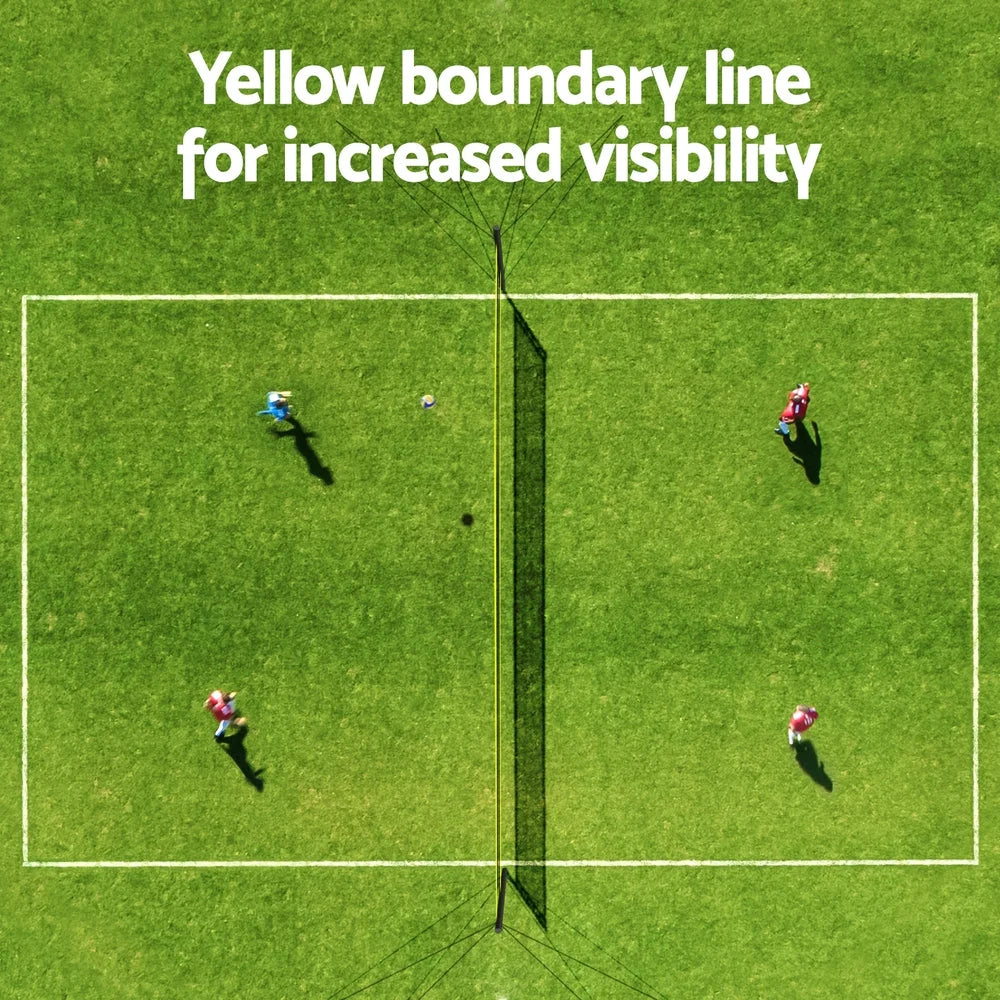 Portable Volleyball Net Set 9M with Ball & Boundary Lines