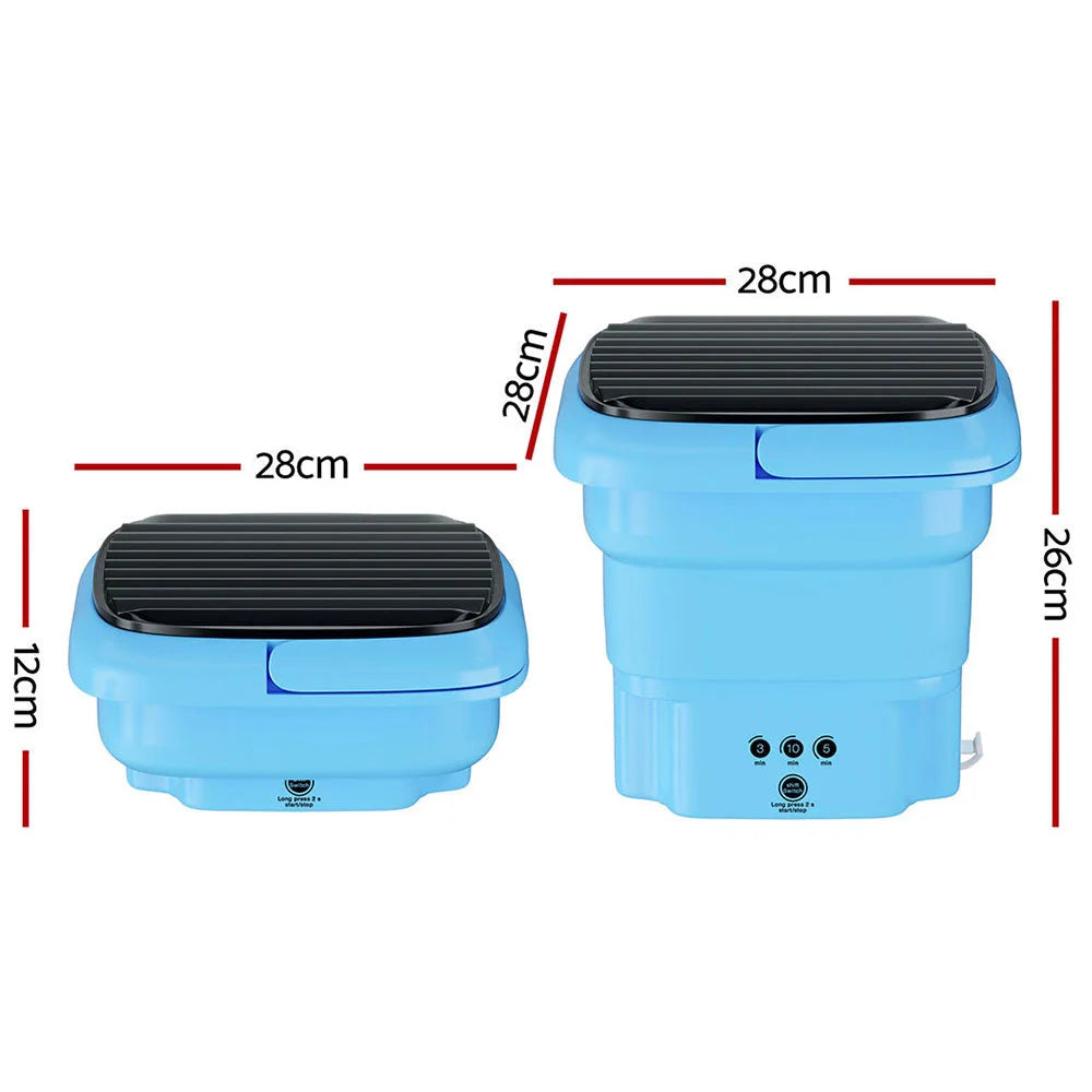 Portable Washing Machine 4.5L - Blue - Appliances