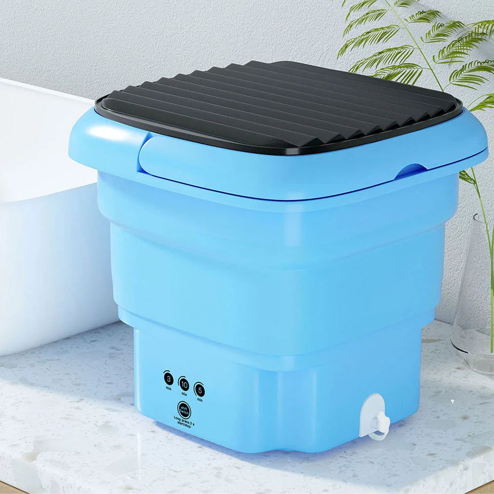 Portable Washing Machine 4.5L - Blue - Appliances