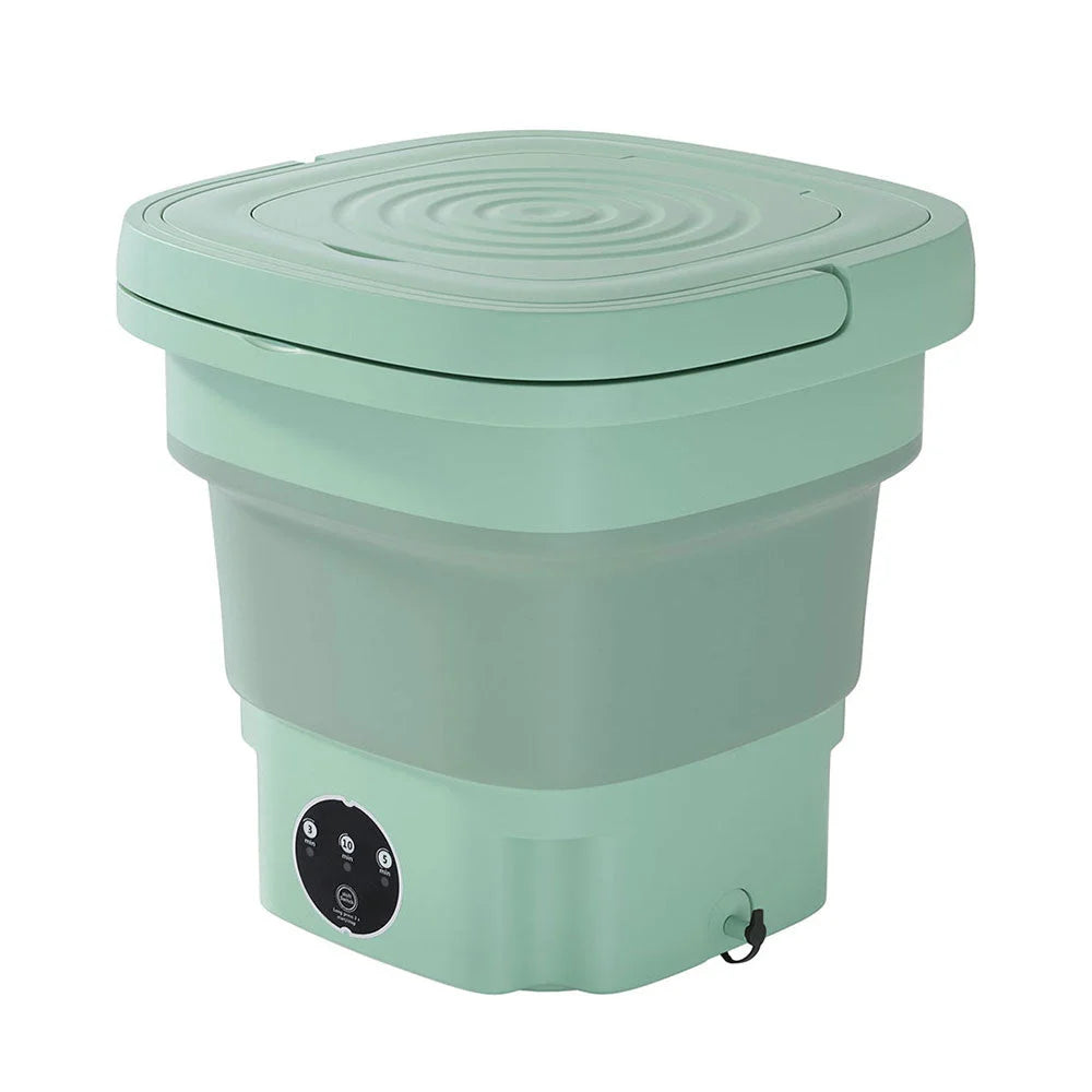 Portable Washing Machine 8L - Green - Home & Garden