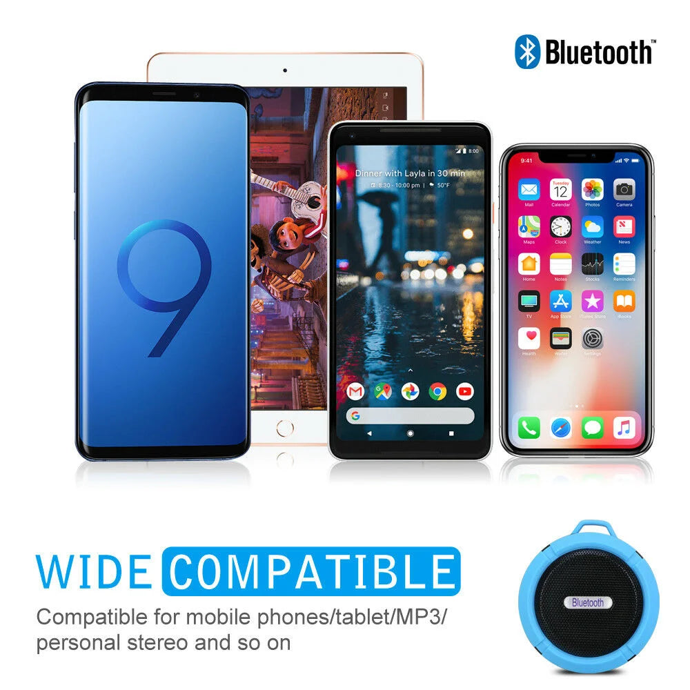 Portable Waterproof Wireless Mini Bluetooth Music Speaker