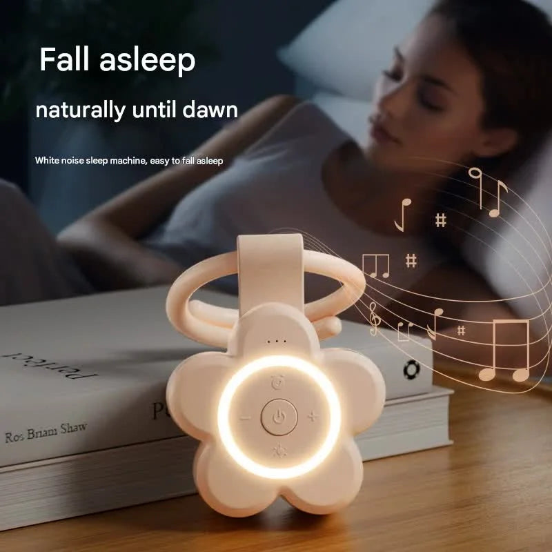 Portable White Noise Sleep Aid & Night Light - Soothing