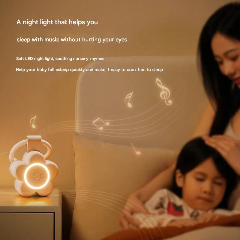 Portable White Noise Sleep Aid & Night Light - Soothing