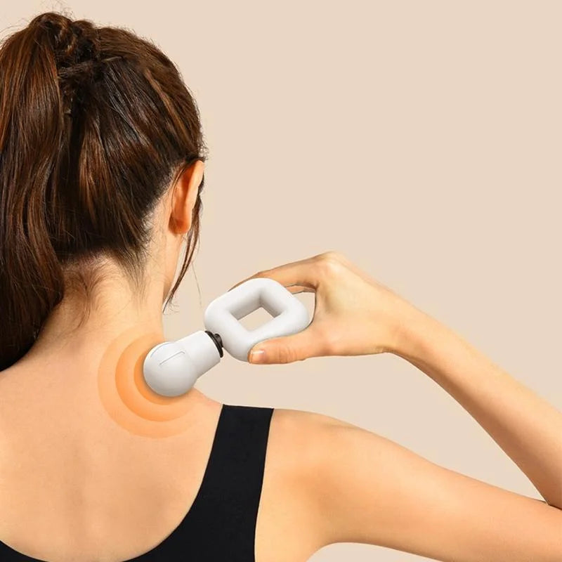 Portable Wireless Fascia Gun For Muscle Relaxation - Black