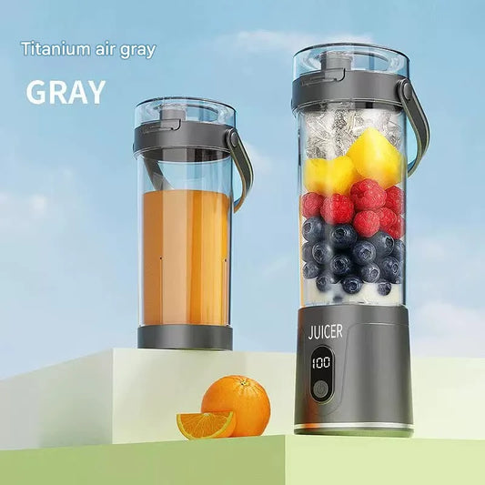 Portable Wireless Juicer Cup - 600ml 12-Blade USB-C
