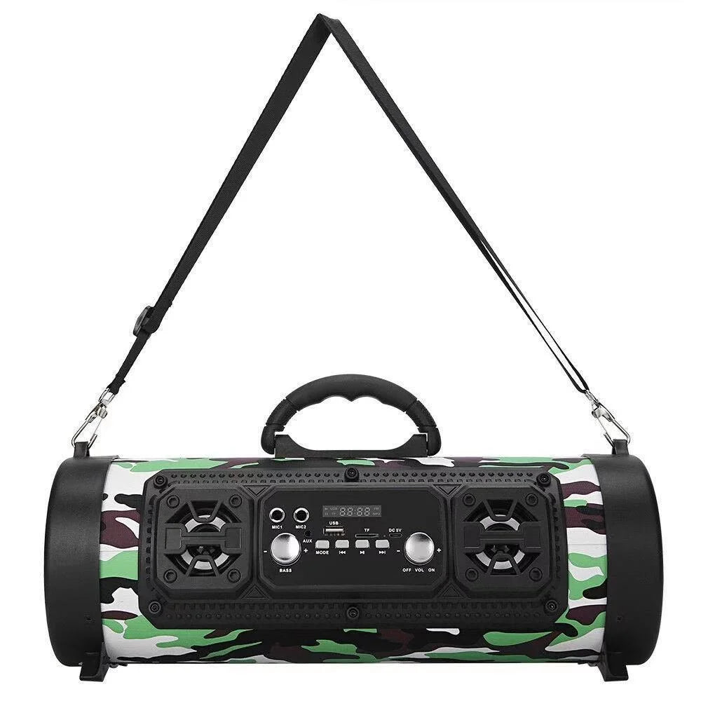 Portable Wireless Speaker - FM Radio USB/TF Playback AUX