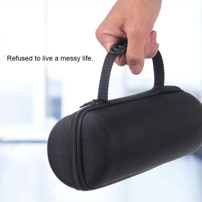Portable Zipper Case for Jbl Charge 3 Speaker - Black