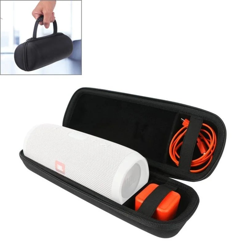 Portable Zipper Case for Jbl Charge 3 Speaker - Black