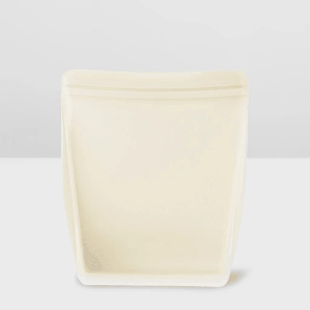 Porter Reusable Silicone Bag Stand Up 1.5l - Cream-1973194238405513217