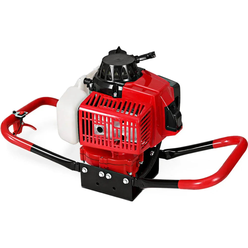 Post Hole Digger 63CC Petrol Motor Only Engine - Red