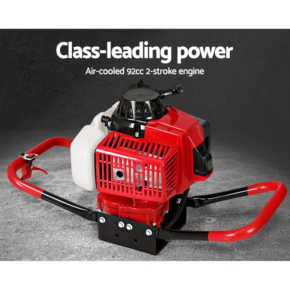 Post Hole Digger 63CC Petrol with 200mm Drill Extension