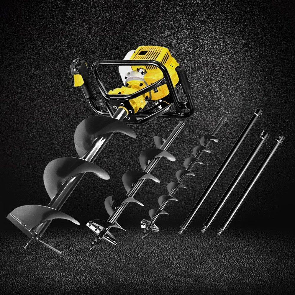 Post Hole Digger 65CC Auger Petrol Drill Borer Fence Earth