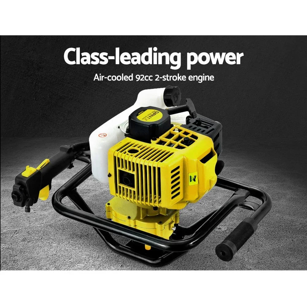 Post Hole Digger 65CC Auger Petrol Drill Borer Fence Earth