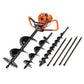 Post Hole Digger 88CC Posthole Earth Auger Fence Borer