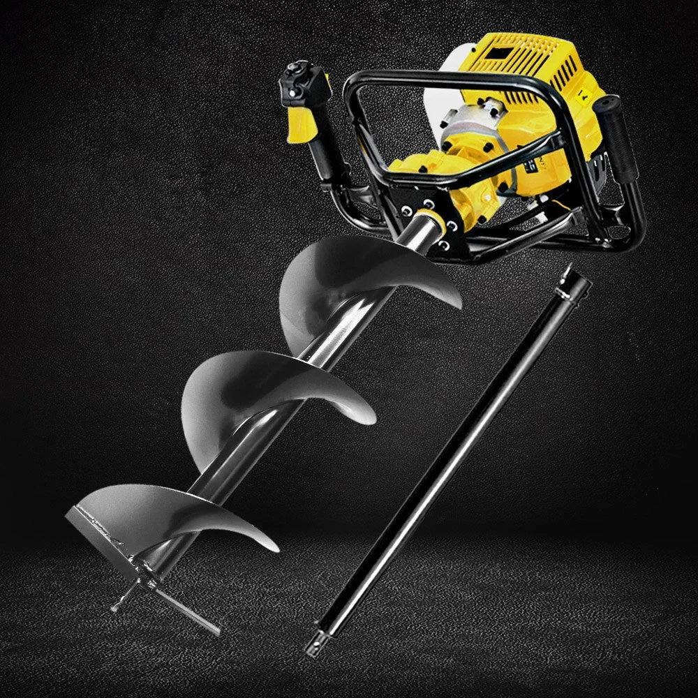 Post Hole Digger Petrol 65CC Auger Drill Borer Fence Earth