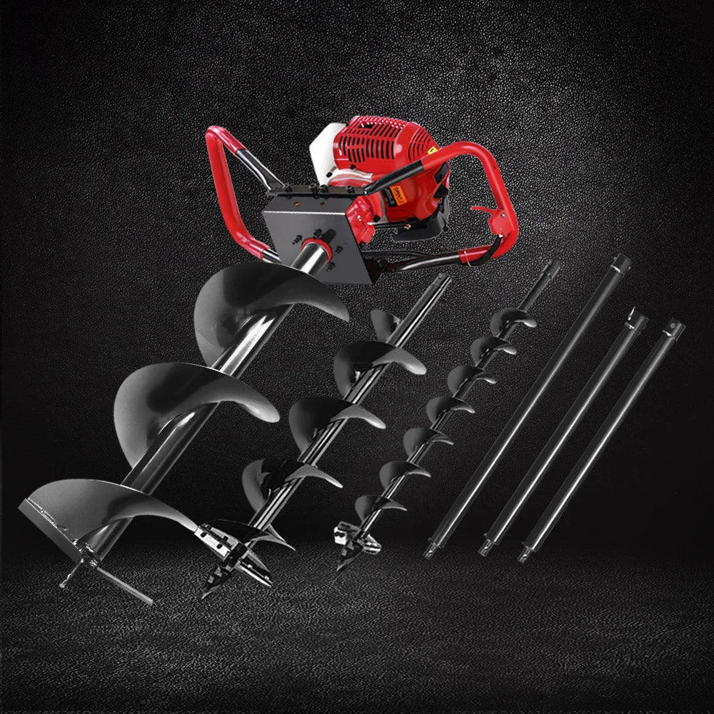 Post Hole Digger Petrol 80CC Drill Borer Fence Extension