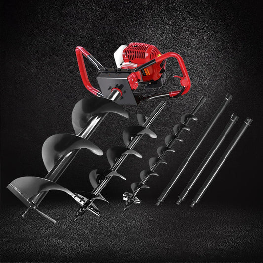 Post Hole Digger Petrol 80CC Drill Borer Fence Extension