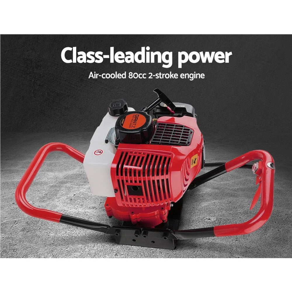 Post Hole Digger Petrol 80CC Drill Borer Fence Extension