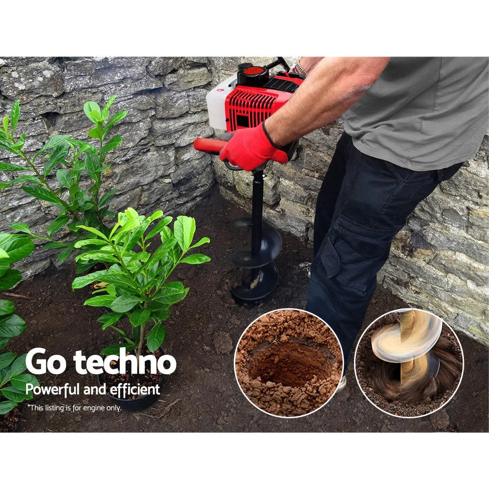 Post Hole Digger Petrol 80CC Motor Only Earth Auger - Power