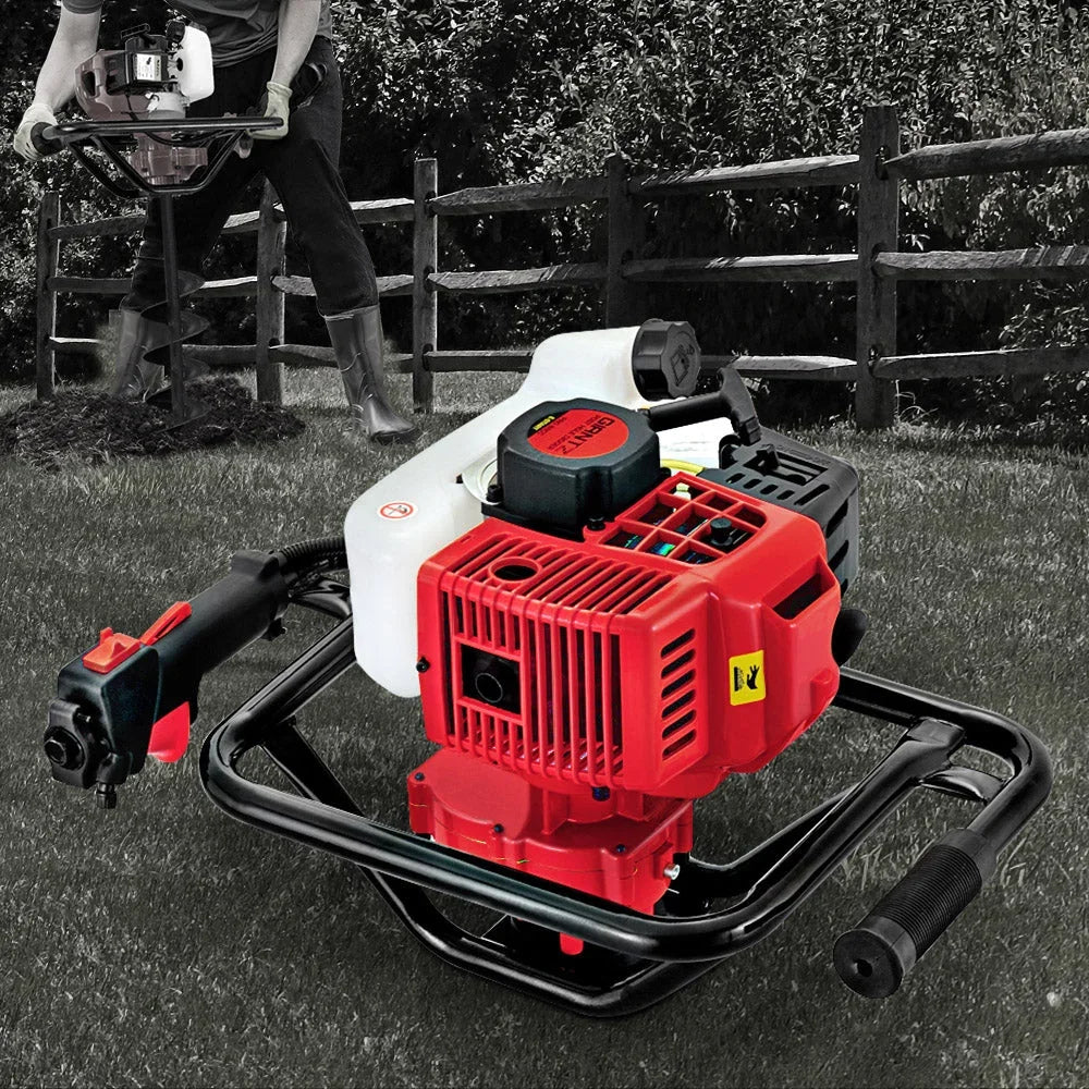 65cc 92cc post hole digger with petrol diggers motor complete