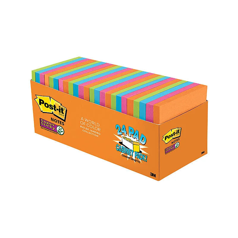POST-IT 654-24SSAU-CP SS RDJ Pack of 24