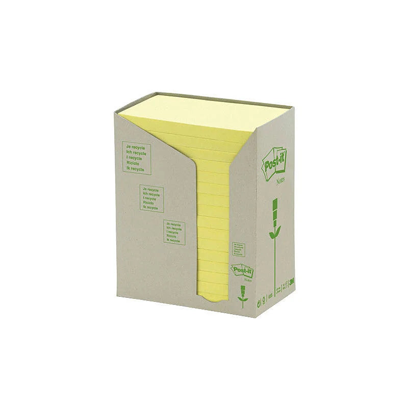POST-IT 655-RTY Rectangular Yellow 76x127 Pack of 16
