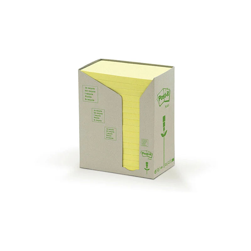 POST-IT 655-RTY Rectangular Yellow 76x127 Pack of 16