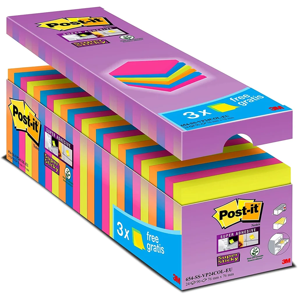 Post-It Notes Pack of 5 - 654-SUC