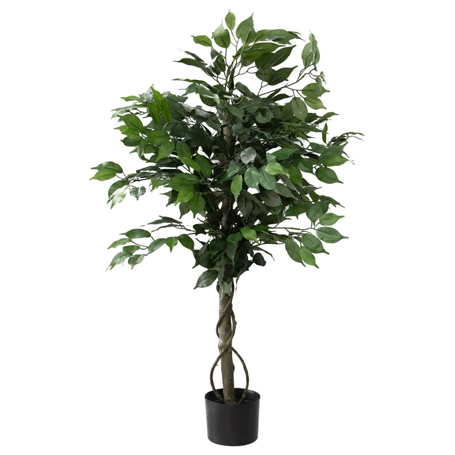 Potted Artificial Banyan Tree 120cm - Home & Garden >