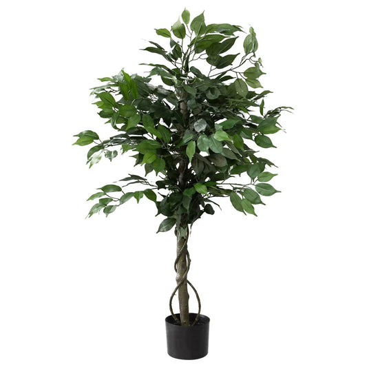 Potted Artificial Banyan Tree 120cm - Home & Garden >