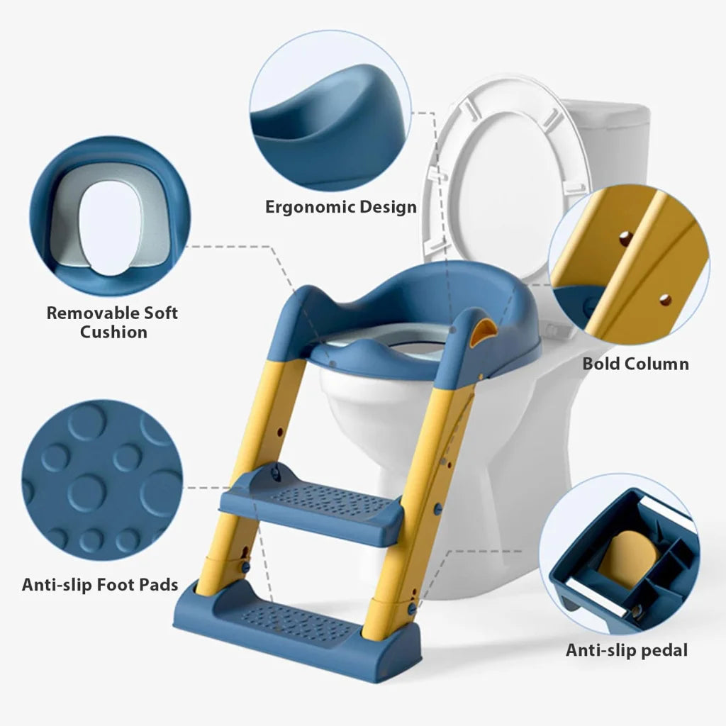 Potty Training Seat Step Stool Ladder Kids Boys Girls