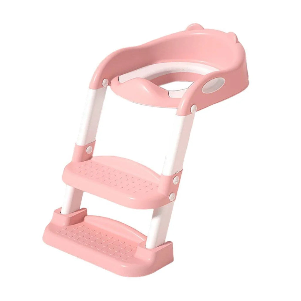 Potty Training Toilet Seat Chair with Ladder Step-Up Stool