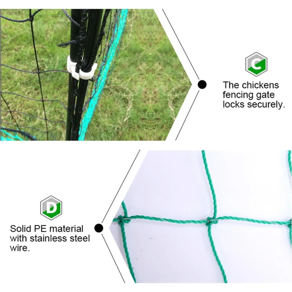 POULTRY NETTING Quality Chicken Fence 60m X 115cm - Pet Care