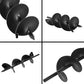 Power Garden Auger Small Earth Planter 75 x 300MM - Black