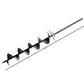 Power Garden Auger Small Earth Planter 75 x 600MM - Black